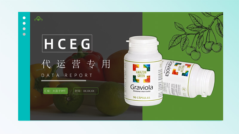 [保健用品]代运营PPT模版110